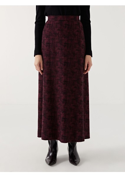 Yeni Sezon Beli Lastikli Desenli Kadın Etek fiyatları