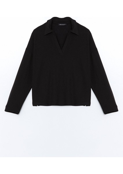 Yeni Sezon Polo Yaka Kadın Sweatshirt indirimleri