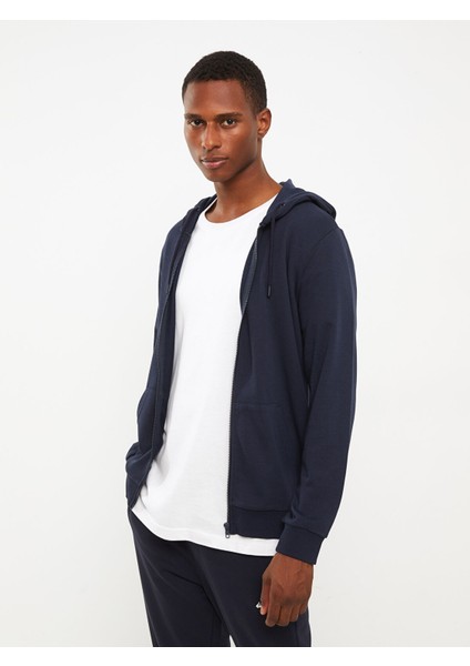 Yeni Sezon Standart Kalıp Kapüşonlu Erkek Spor Hırka