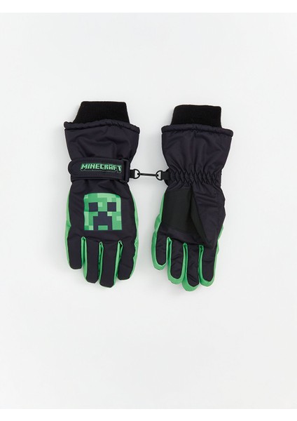 Yeni Sezon Minecraft Baskılı Erkek Çocuk Eldiven