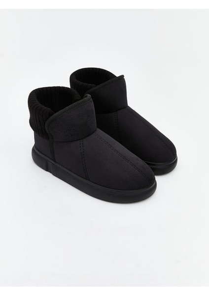 Yeni Sezon Süet Görünümlü Kadın Ev Botu