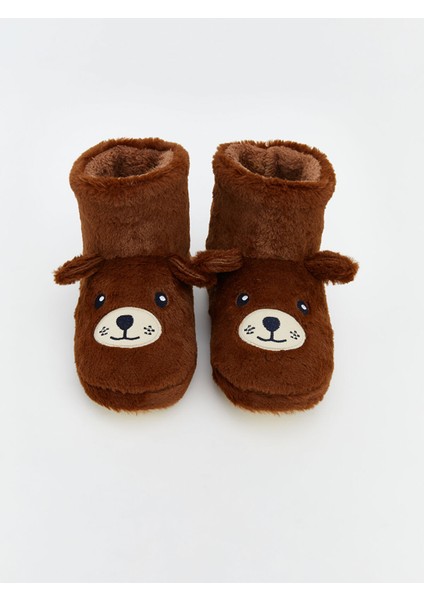 Yeni Sezon Hayvan Figürlü Erkek Çocuk Pelüş Panduf modelleri