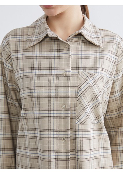 Yeni Sezon Ekose Kadın Gömlek modelleri