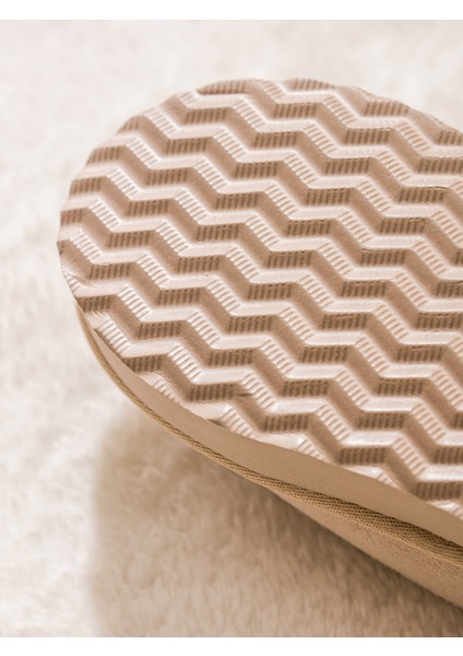 Yeni Sezon Süet Görünümlü Kız Çocuk Ev Ayakkabısı indirimleri