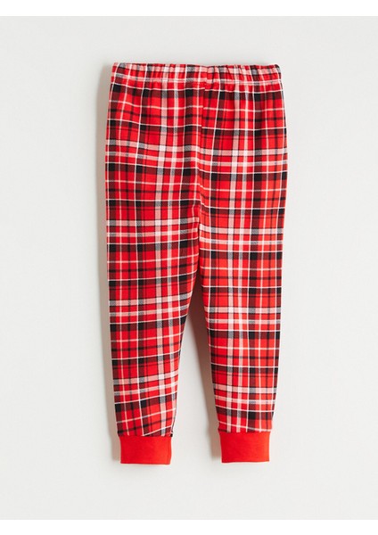 Yeni Sezon Ekose Desenli Kız Bebek Pijama Takımı indirimleri