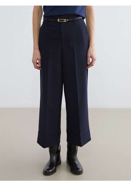 Yeni Sezon Beli Kemerli Standart Fit Kadın Pantolon fiyatları