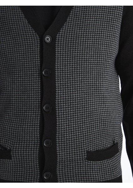 Yeni Sezon Standart Kalıp V Yaka Erkek Triko Hırka modelleri