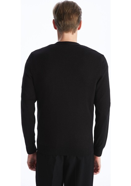 Yeni Sezon Standart Kalıp V Yaka Erkek Triko Hırka fırsatları