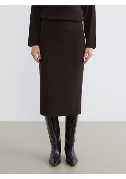 Yeni Sezon Beli Lastikli Triko Etek fiyatları