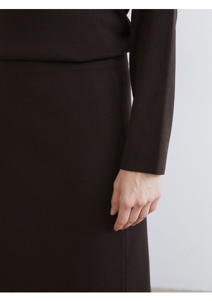 Yeni Sezon Beli Lastikli Triko Etek modelleri