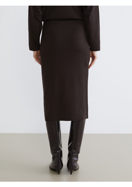 Yeni Sezon Beli Lastikli Triko Etek fırsatları