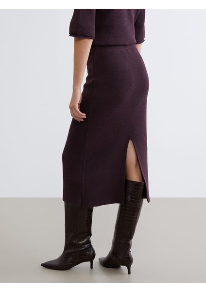 Yeni Sezon Beli Lastikli Triko Etek fırsatları