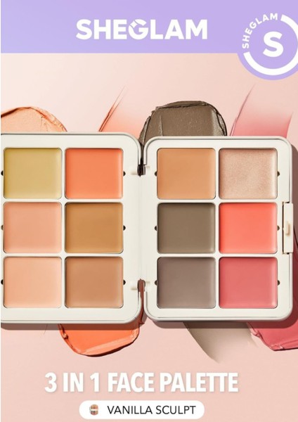 Mocha Heykeli 3’ü 1 Arada Yüz Paleti,allık & Kontür & Işıltı fiyatları