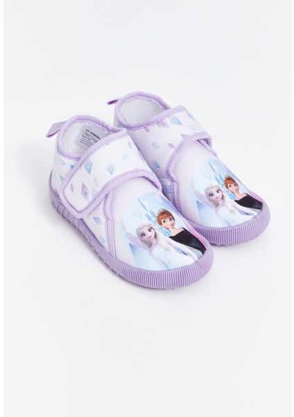 Yeni Sezon Frozen Baskılı Kız Çocuk Panduf