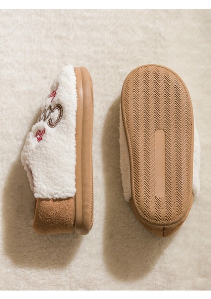 Yeni Sezon Yılbaşı Temalı Pelüş Kadın Panduf fırsatları