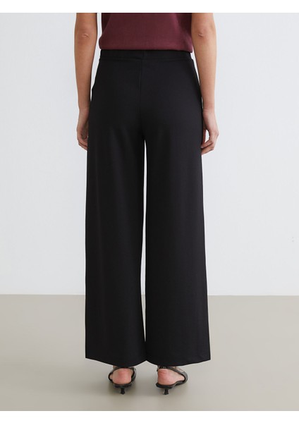 Yeni Sezon Beli Lastikli Geniş Paça Kadın Pantolon fırsatları