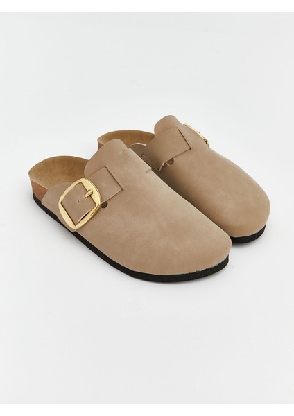 Yeni Sezon Süet Görünümlü Kadın Ev Terliği