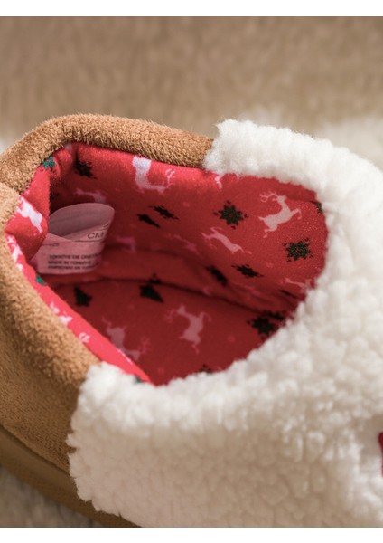 Yeni Sezon Yılbaşı Temalı Pelüş Kadın Panduf modelleri