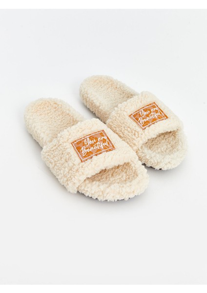 Yeni Sezon Pelüş Kadın Ev Terliği