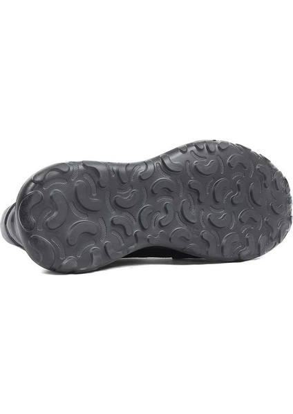 Erkek Siyah Kalın Tabanlı Deri Sneaker