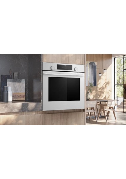 HU736AEV0T Ankastre Fırın Buhar Destekli Beyaz