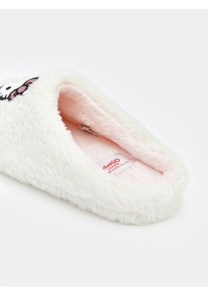 Yeni Sezon Hello Kitty Nakışlı Kız Çocuk Pelüş Ev Terliği indirimleri