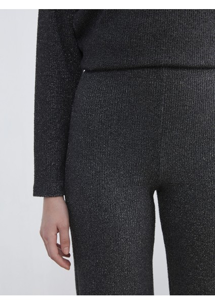 Yeni Sezon Beli Lastikli Geniş Paça Kadın Pantolon modelleri