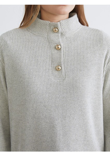 Yeni Sezon Dik Yaka Simli Bluz modelleri