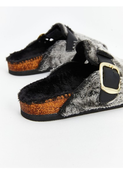 Yeni Sezon Düz Pelüş Kadın Ev Terliği indirimleri