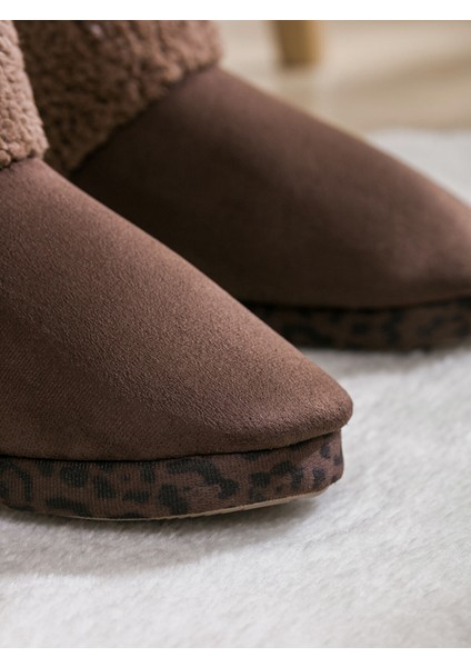 Yeni Sezon Içi Kürklü Kadın Ev Botu modelleri