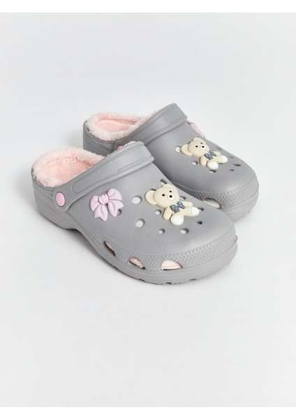 Yeni Sezon Ayıcık Baskılı Kadın Ev Terliği