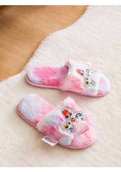 Yeni Sezon Powerpuff Girls Baskılı Kadın Ev Terliği fiyatları