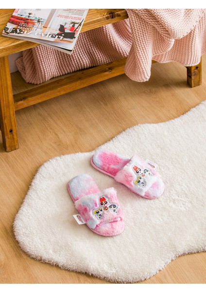 Yeni Sezon Powerpuff Girls Baskılı Kadın Ev Terliği