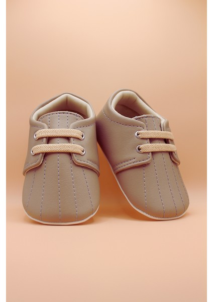 Nakışlı/lastikli Erkek Bebek Ayakkabısı