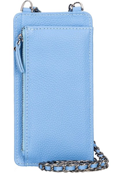 Avjin 6.9 Inch Uyumlu Deri Kılıf Cüzdan Askılı Erc8 Mavi indirimleri