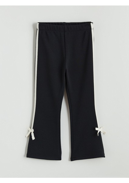 Yeni Sezon Fiyonklu Ispanyol Paça Kız Çocuk Tayt Pantolon