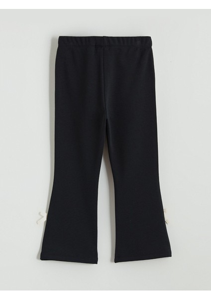 Yeni Sezon Fiyonklu Ispanyol Paça Kız Çocuk Tayt Pantolon modelleri