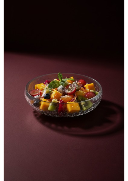 Novento Büyük Boy Cam Salata Kasesi - Iskandinav Tarz Meyvelik Kase 26 cm indirimleri