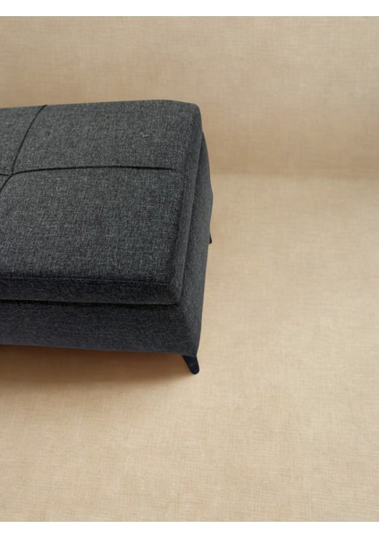 Sandıklı Keten Kumaş Puf | 60 x 40 x 45 | fiyatları