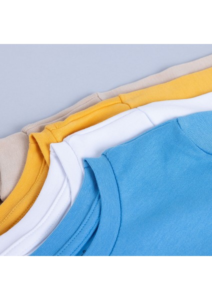 Erkek Bebek Uzun Kol Tshirt Interlok Bisiklet Yaka Uzun Kol modelleri