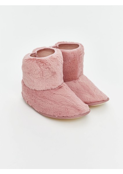 Yeni Sezon Düz Pelüş Kadın Panduf