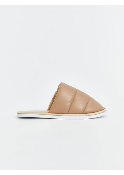 Yeni Sezon Deri Görünümlü Kadın Ev Terliği fiyatları