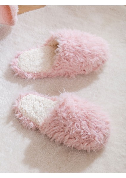 Yeni Sezon Düz Pelüş Kadın Ev Terliği fiyatları