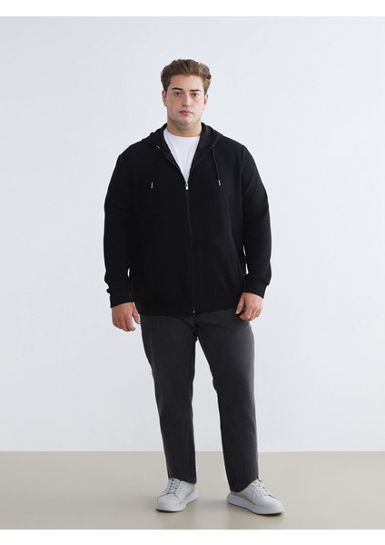 Yeni Sezon Standart Kalıp Kapüşonlu Erkek Fermuarlı Sweatshirt fiyatları