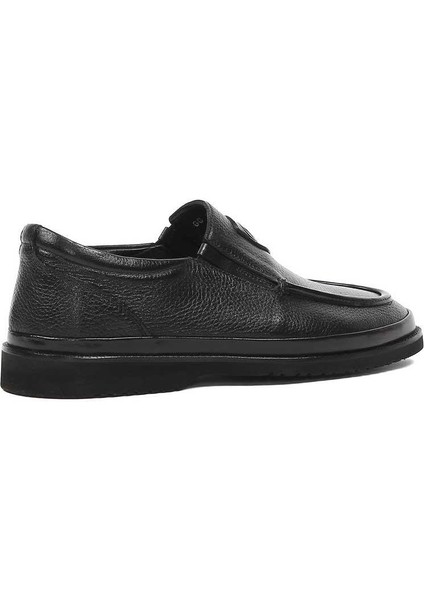 Erkek Siyah Deri Loafer indirimleri