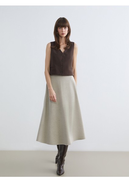 Yeni Sezon Beli Lastikli A Kesim Etek