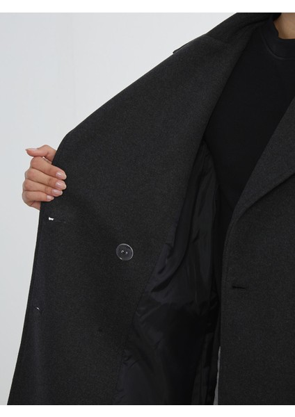 Yeni Sezon Kruvaze Yaka Kadın Kaşe Kaban fırsatları