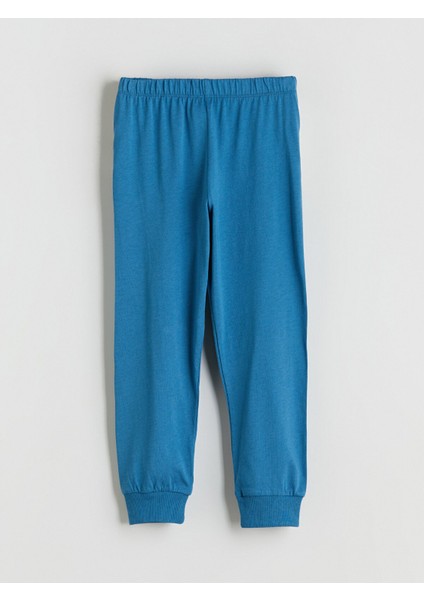 Yeni Sezon Bisiklet Yaka Erkek Çocuk Pijama Takımı indirimleri