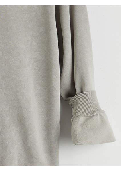 Yeni Sezon Bisiklet Yaka Erkek Kalın Sweatshirt indirimleri