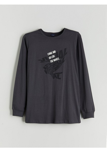 Yeni Sezon Bisiklet Yaka Erkek Çocuk Pijama Takımı fiyatları